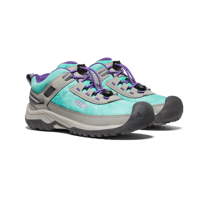 Keen Big Kids' Targhee Sport Vent Shoe | Waterfall/Vapor - Image 2