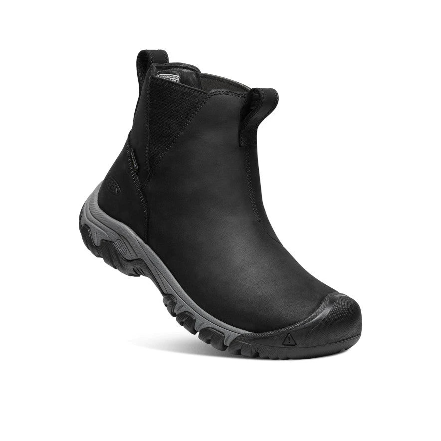 Keen Women's Greta Waterproof Chelsea | Black/Steel Grey - Image 3