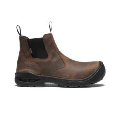 Keen Men's Juneau Romeo Waterproof (Soft Toe) | Dark Earth/Black