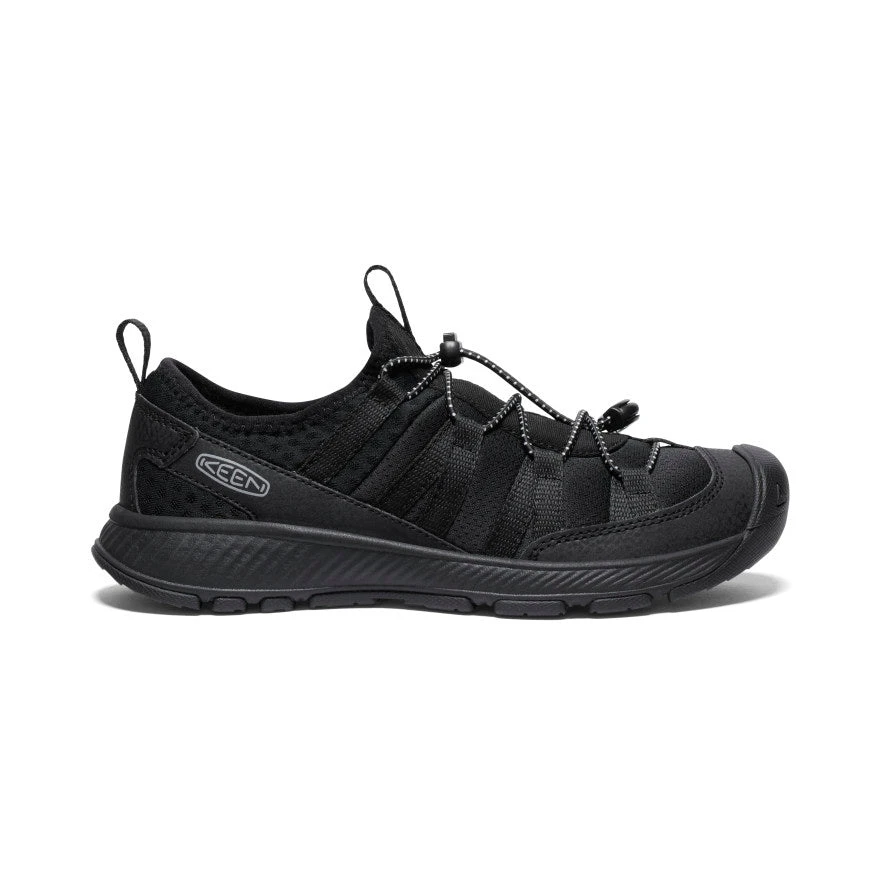 Keen Big Kids' Motozoa Sneaker | Black/Black