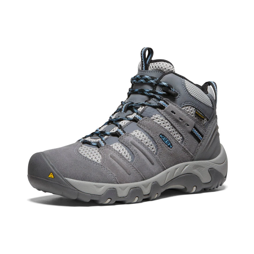 Keen Women's Headout Waterproof Hiking Boot | Steel Grey/Blue Heaven - Image 3