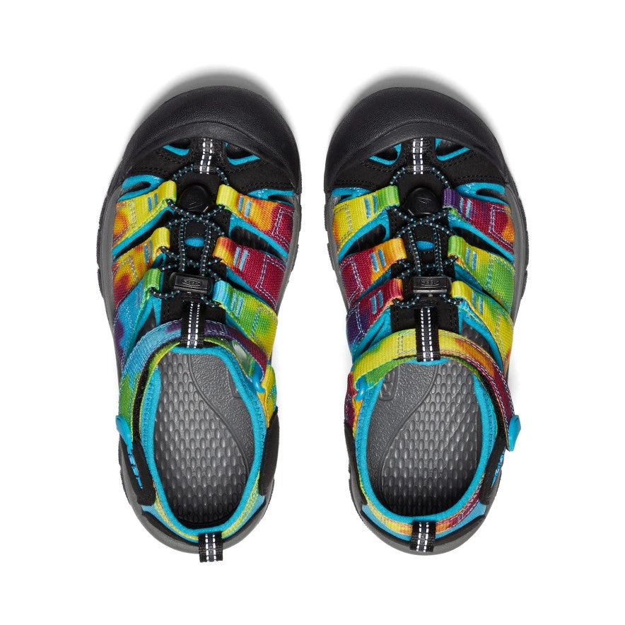 Keen Big Kids' Newport H2 | Rainbow Tie Dye - Image 4